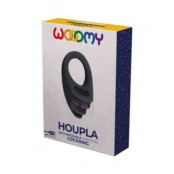 Эрекционное виброкольцо Wooomy Houpla, 10 режимов вибрации, диаметр 3 см Sex Aura Киев
