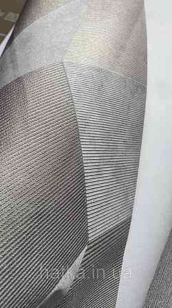 Шпалери метрові вінілові на флізеліні Sintra Vila геометрія фігури 3д сірі бежеві бронза зі сріблом 534656 Київ