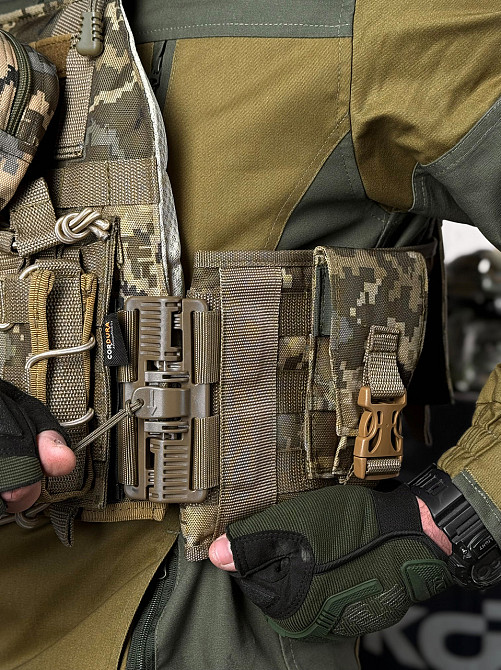 Плитоноска в зборі з плитами 4 клас із підсумками з камербандом під плити Одеса - фото 6