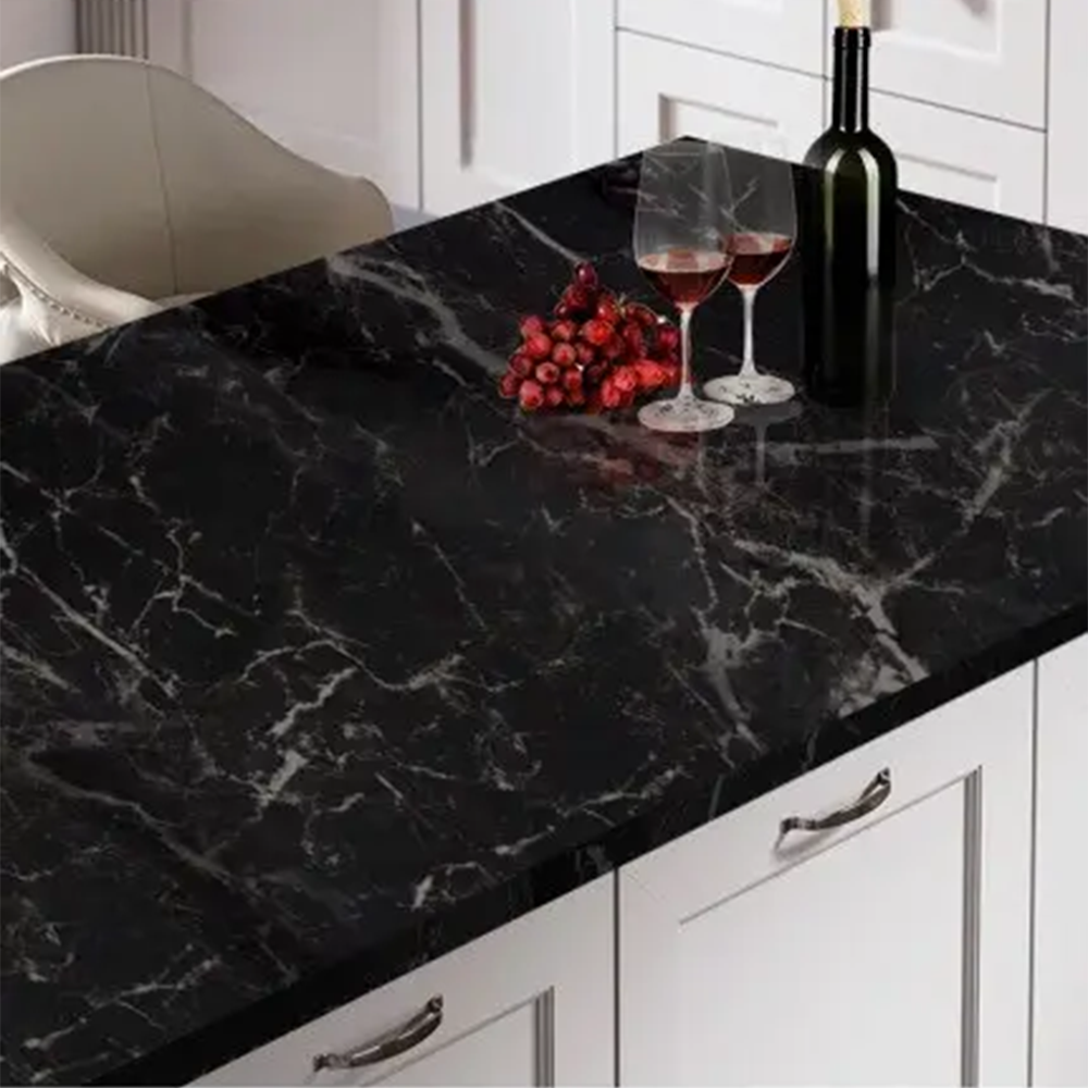 Самоклеюча плівка 5м*60см для кухні,Чорний Мармур,Kitchen Sticker SBR Київ - фото 2