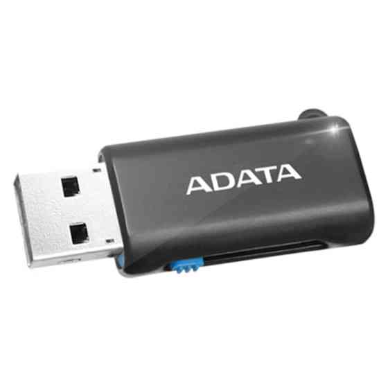 Кардрідер ADATA microSD OTG microUSB + USB 2.0 AOTGMRBK (Чорний) Николаев