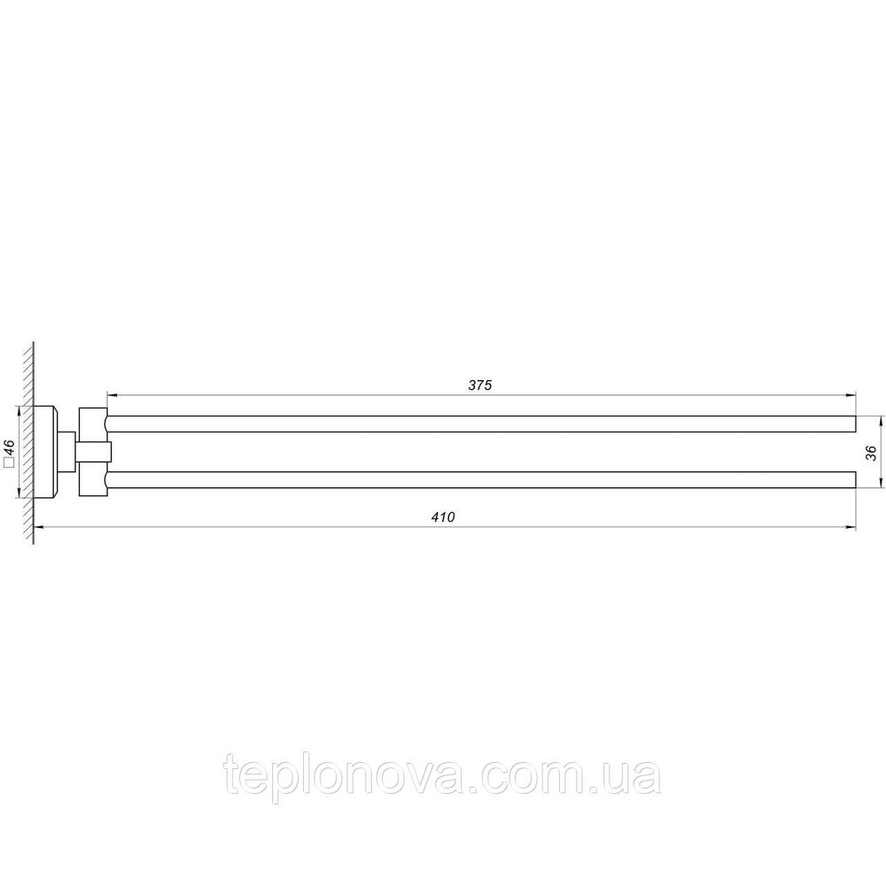 Тримач для рушників TOPAZ TКВ 9931 Чернівці - фото 5