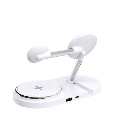 Зарядний пристрій Armorstandart Wireless Charging H101 3 in 1 Magnetic White (ARM78102) Вінниця - фото 2