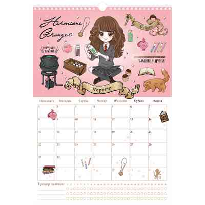 Календар Kite планер настінний Harry Potter 2026 рік (HP26-440) Вінниця