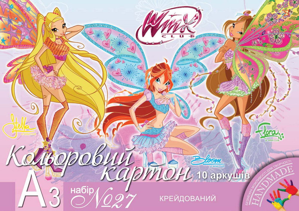 Картон кольоровий "1 вересня" A3 крейдований 10 арк 10кол №27 950523, шт Київ - фото 1