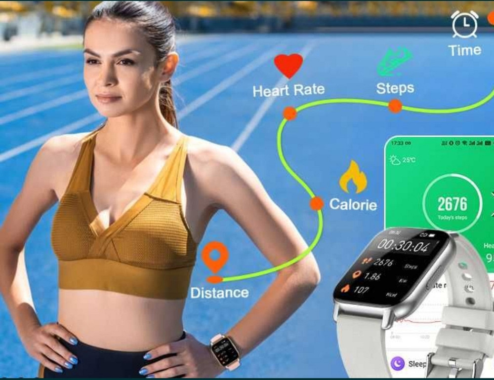 Смарт -Часы: Smart Watch Hoxe Y6 Creame White. Киев - изображение 6