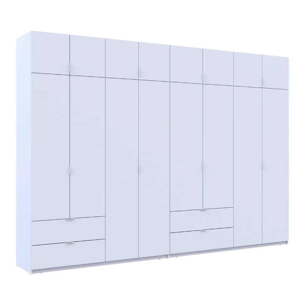 Шафа для одягу Doros Лукас Біла 4+4 ДСП 340х50х240 DRS-011691 (42005138) Львів - фото 6