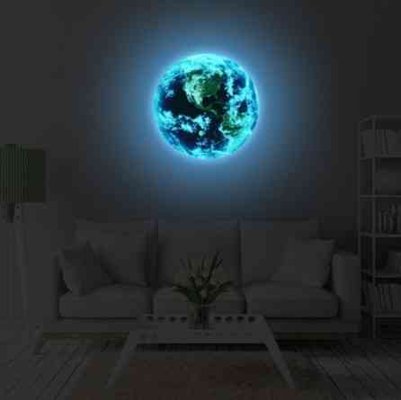 Люмінесцентна наклейка Планета діаметр 30 см блакитний Київ