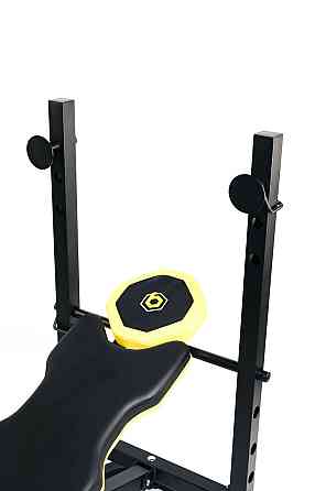 Лава універсальна для м'язів Besport Тренувальна лава і стійки, Професійна лава для жиму штанги Київ