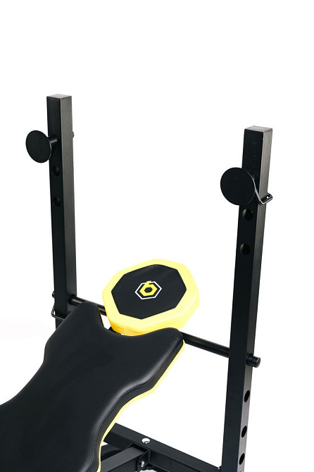 Лава універсальна для м'язів Besport Тренувальна лава і стійки, Професійна лава для жиму штанги Київ - фото 3