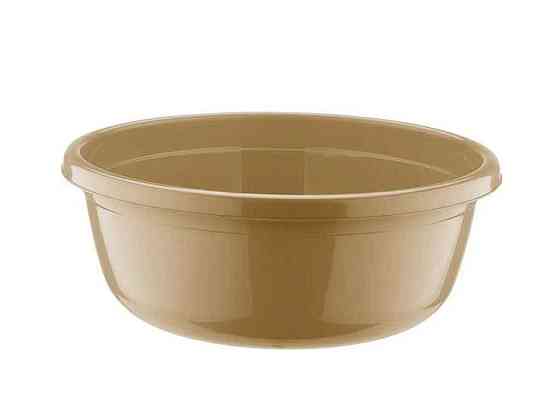 Миска пл. 5,5л бежева ТМ ASUDE PLASTIK Київ