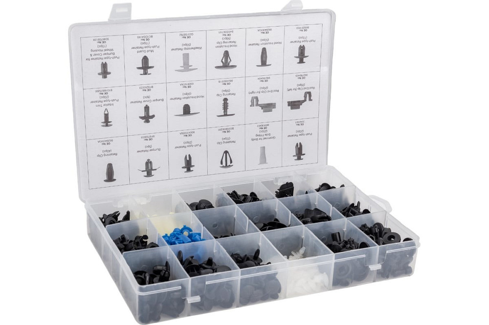 Набор клипс 475 предметов (MAZDA), пластиковом органайзере Forsage F-01Z0227 Одесса - изображение 6