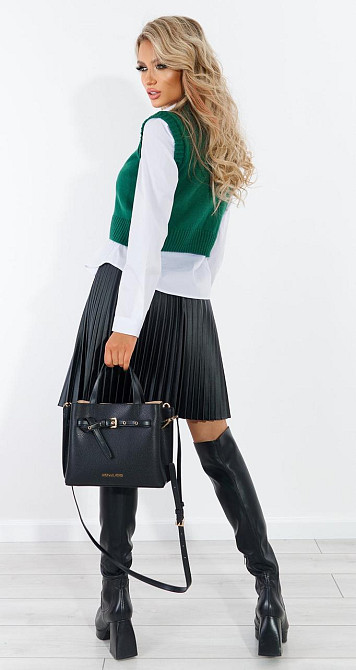 Вязаная жилетка (42-44) Киев - изображение 3