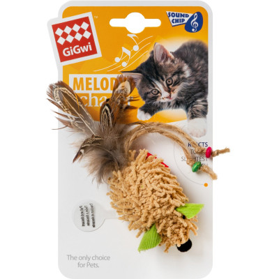Игрушка для кошек GiGwi Melody chaser Мышь с электронным чипом 7 см (75030) Винница - изображение 2