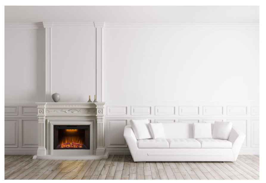 Електрокамін з обігрівом Royal Goodfire 36 LED зі звуком, цегляною кладкою, кольоровою підсвіткою та Львів - фото 9