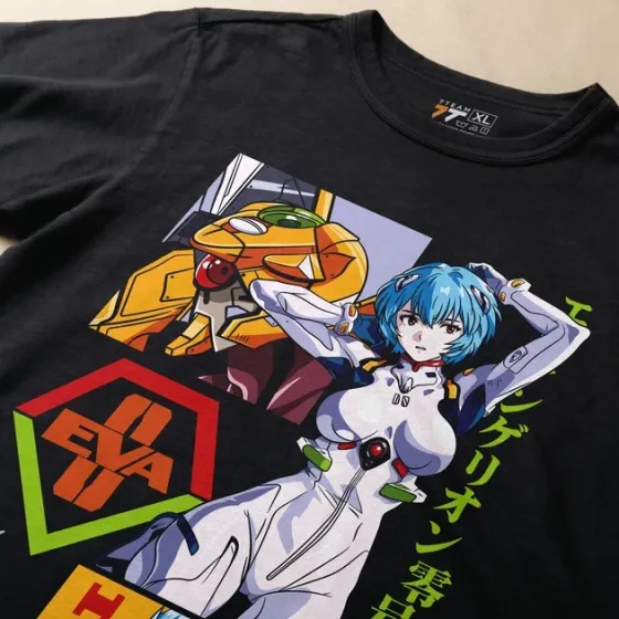 Футболка для подростка мальчика с принтом Evangalion Рей Аянами 4 Размер 160 Anime10773 Днепр