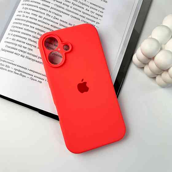 Чохол для iPhone 16/18 Silicone Peach Київ