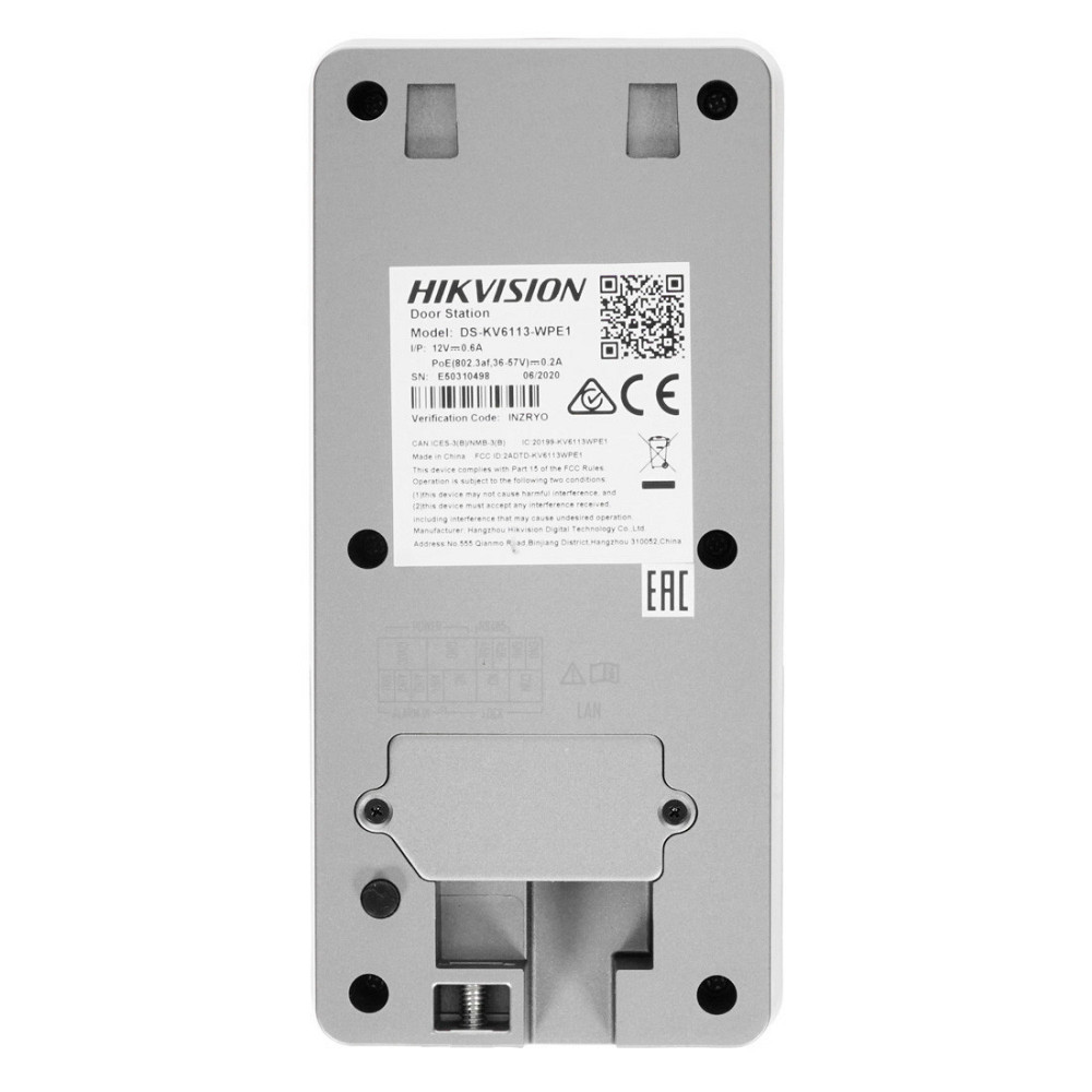 Виклична панель Hikvision DS-KV6113-WPE1(C)/Europe BV IP65 Київ - фото 8