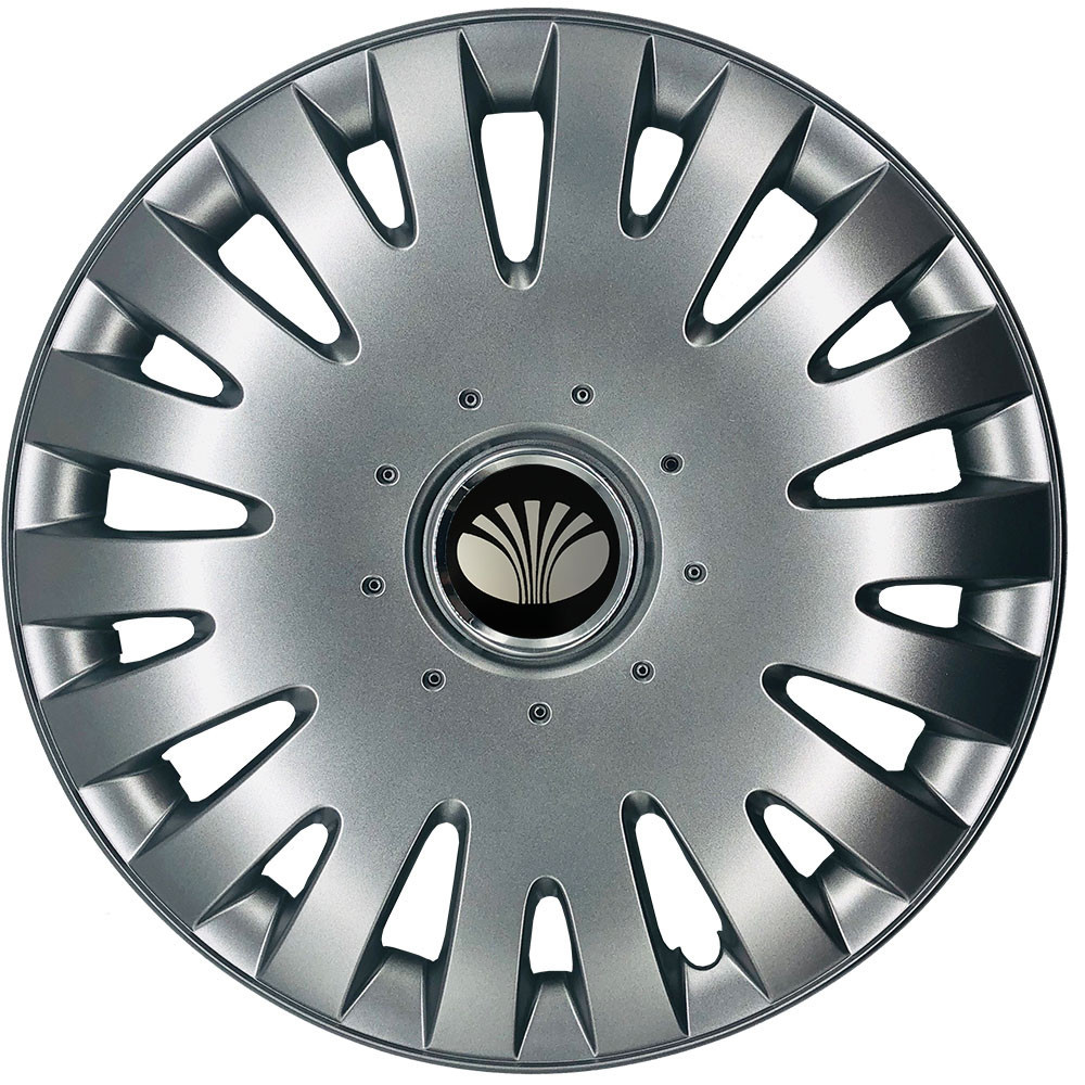 Автомобільні модельні ковпаки R14 Daewoo 211 4шт, SJS, сріблясті Київ - фото 1