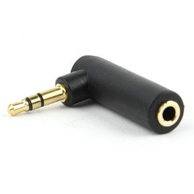 Переходник 3.5мм M / F 3.5 мм угловой Cablexpert (A-3.5M-3.5FL) Винница - изображение 1