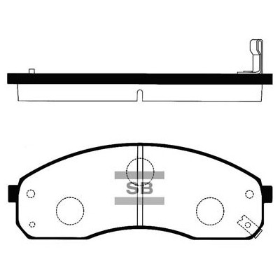 Тормозные колодки HI-Q SP1116 Винница - изображение 1