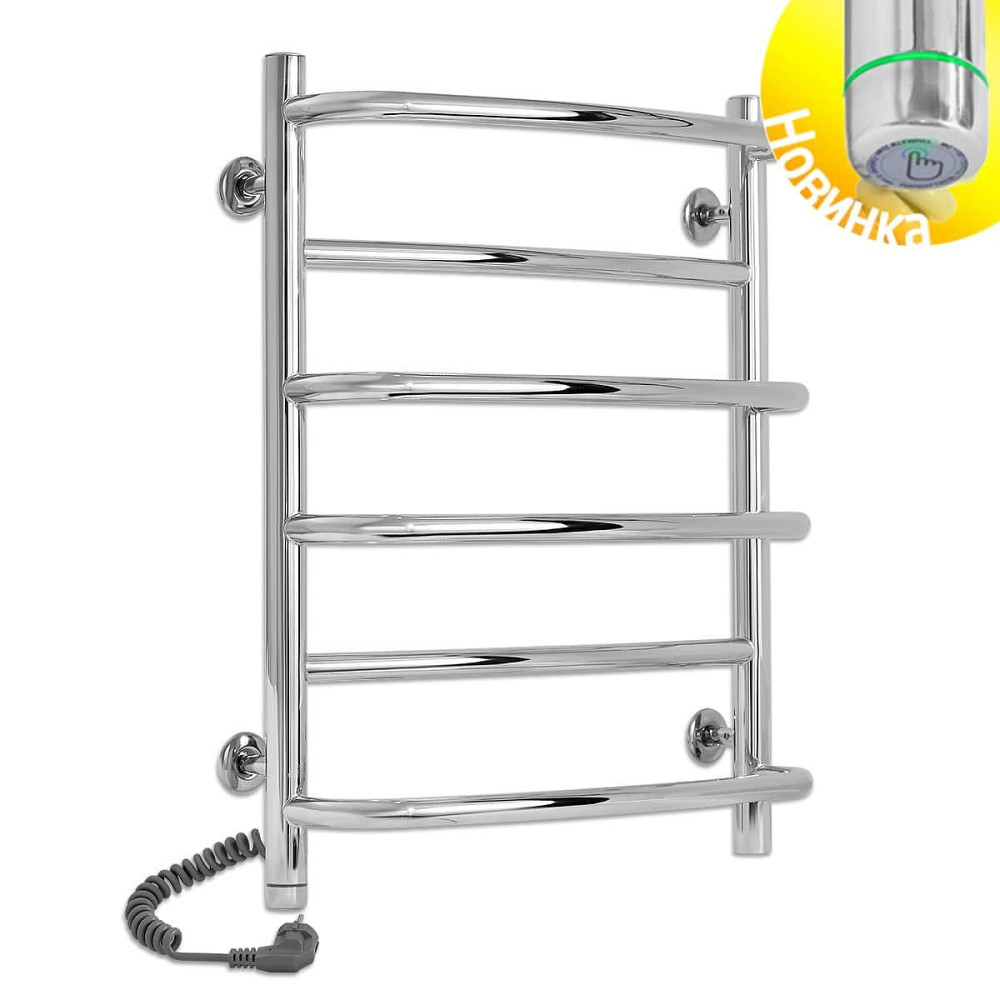 Електрична рушникосушарка Laris Євромікс П6 450Х600 Е сенсор S3 ліве підключ. Київ - фото 1