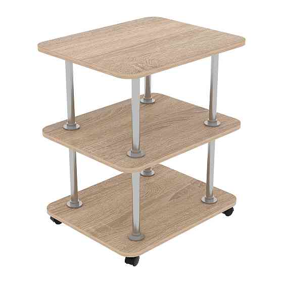 Тумба мобильная ТМ-4, Дуб Сонома, 550/450/700 Львов