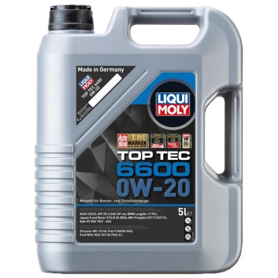 Моторна олива Liqui Moly Top Tec 6600 0W-20 5л. (21411) Вінниця - фото 1