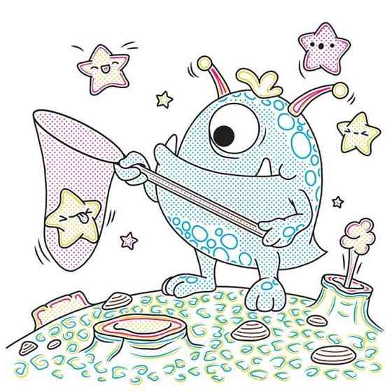 Детская книга-раскраска 