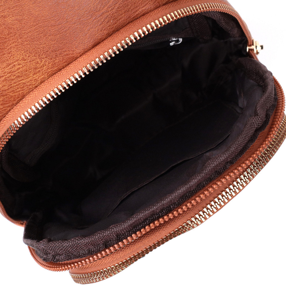 Интересная слинг сумка для женщин из экокожи Vintage 22749 Рыжий Киев - изображение 7