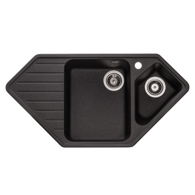 Мийка кухонна GRANADO IBIZA black shine (gr1801) Вінниця - фото 1