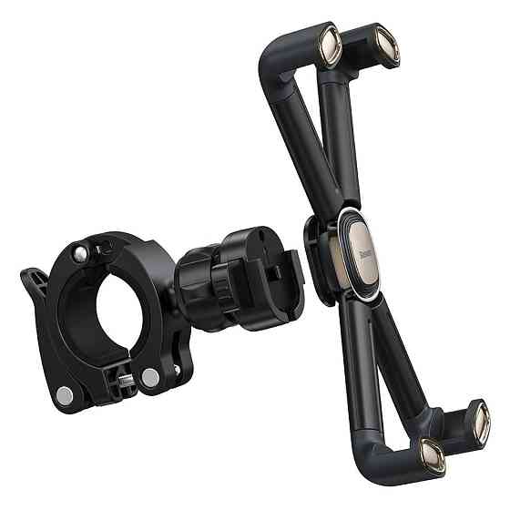 Вело-мото тримач для смартфона Baseus Quick to take cycling Holder SUQX-01 (Чорний) Миколаїв