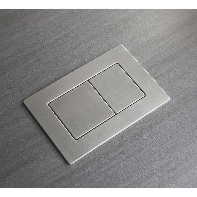 Панель змиву Koer KT-0612-02 240x160x10mm з нержавіючої сталі, кнопка квадратна SUS304 (KR6120)   ( 27759 ) Харків - фото 5
