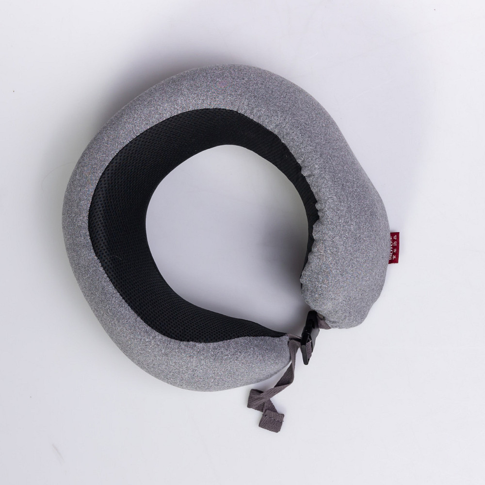 Подушка для шиї U-подібна зі світло-сірим кейсом Київ - фото 3