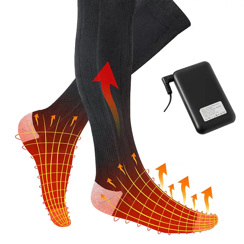 Шкарпетки з підігрівом ZBHSWZ04 з блоком живлення 4000mAh 38-44р. (Чорні) Вінниця - фото 2