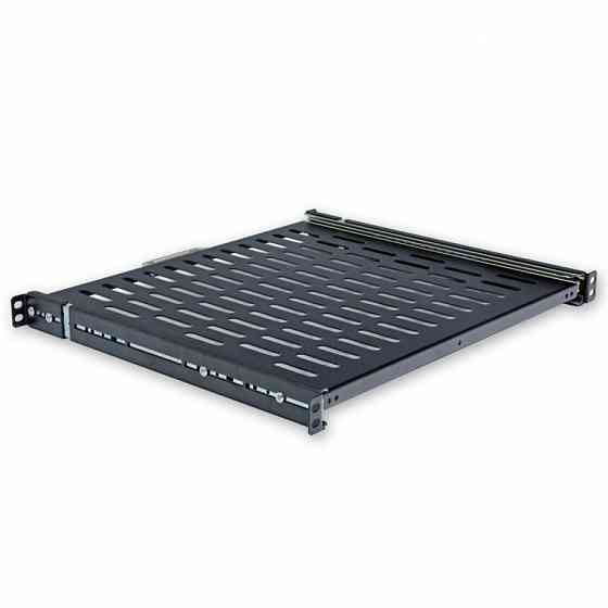 Полиця висувна 19" CMS UA-SHSL-400B 1U 400 мм, чорна Київ