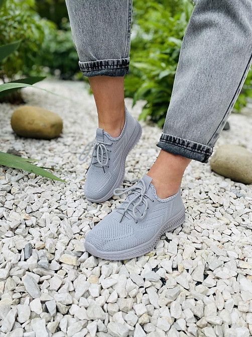 Fashion Кросівки жіночі FASHION 312-107 сірі (літо, сітка) (5045) Коломия - фото 9