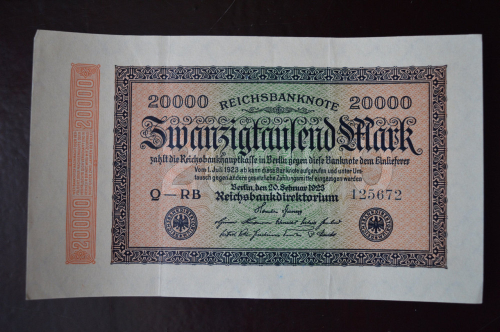 Германия 20000 марок 1923 год Состояние(Г-2) 5 Полтава - изображение 1