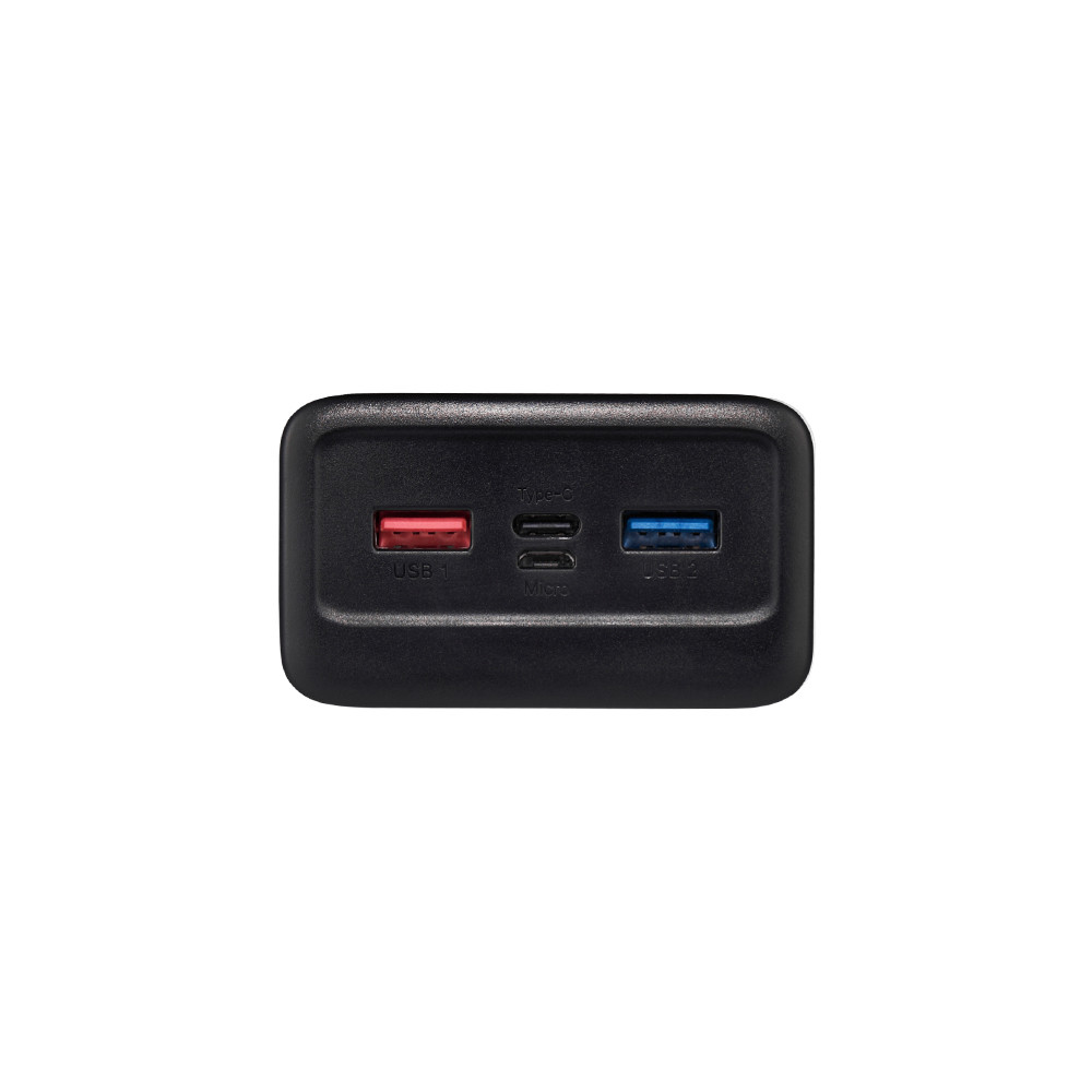 Повербанк (Power Bank) Brevia 30000mAh 65W Li-Pol, LCD черный Львов - изображение 3