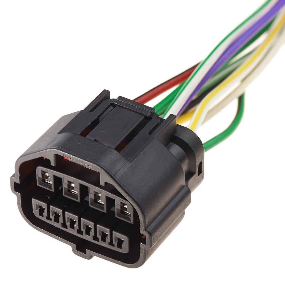 Електричний з'єднувач із дротом, 10-контактний Чорний, Пластик, Київ - фото 1