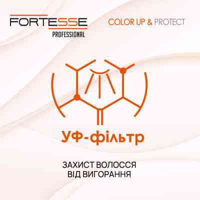 Шампунь Fortesse Professional Color Up & Protect Для окрашенных волос Стойкость цвета 1000 мл (4820000306171) Винница