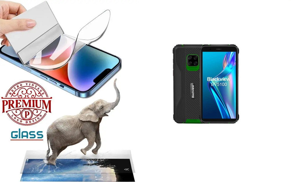 Полиуретановая пленка Blackview BV5100, BV5100 Pro, Premium, толщина 0,2 мм Киев - изображение 1
