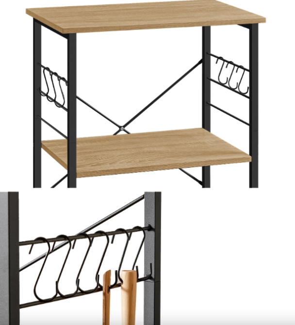 Стелаж Leobert Dash на колесах в стилі Loft натуральний Київ - фото 4