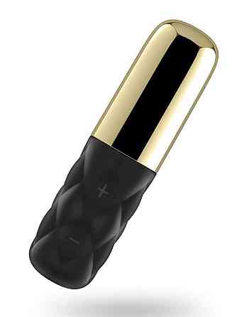 Потужний мінівібратор Satisfyer Sparkling Darling Gold зі знімним ковпачком, 15 режимів роботи Sex Aura Київ