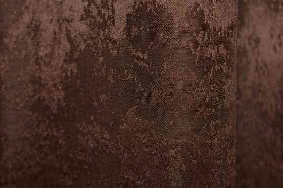 Комплект коротких штор VR-Textil Жаккард Sultan YL № 1204ш Коричнево-бордовый 130х170 см 2 шт (35-0077) Киев