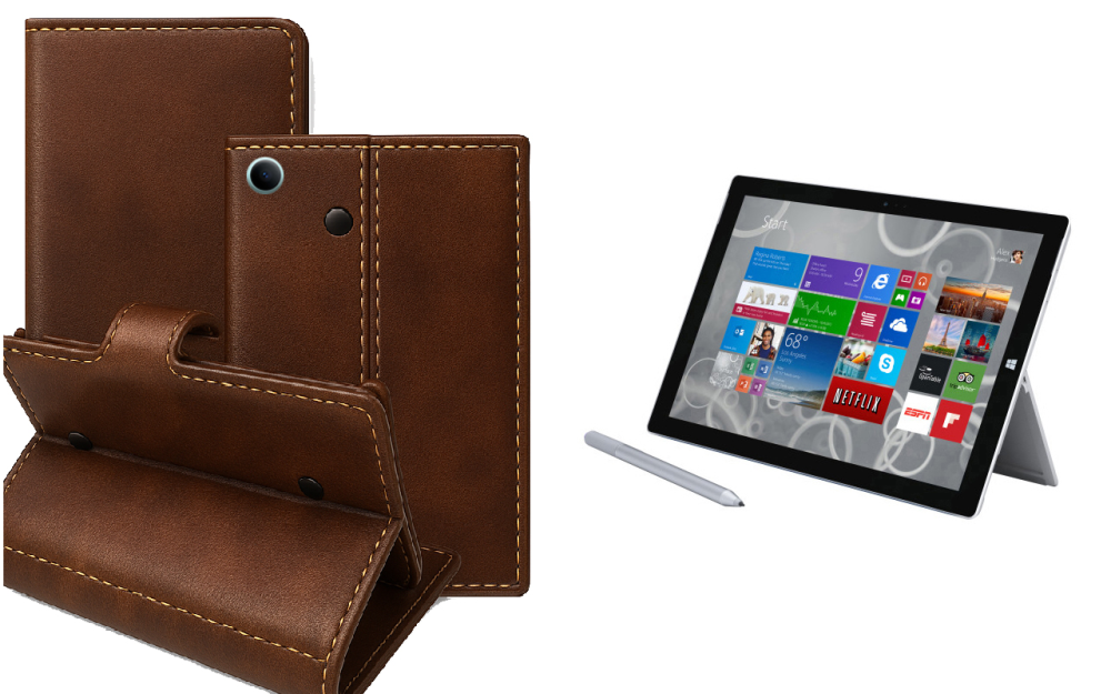 Книжка-трансформер для планшета Microsoft Surface Pro 10, Pro 11, Pro 11 X Elite, колір Black Buno-Red Київ - фото 1