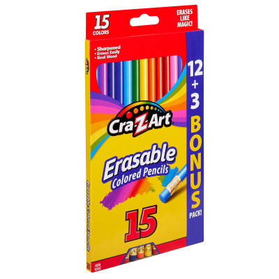 Карандаши цветные Cra-Z-Art з гумкою, 15 кольорів (10459CRA) Винница - изображение 6