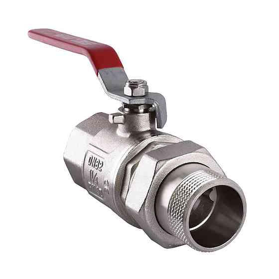 Кран шаровый прямой с американкой SELBA 1 1/4″ КР SL1509 Киев