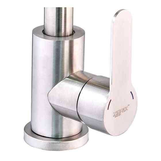 Змішувач для умивальника Zerix DAX-001-C з нержавіючої сталі SUS304 Харків