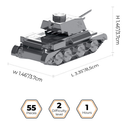 Конструктор Metal Time колекційна модель Cruiser Mk III (MT064) Вінниця - фото 2